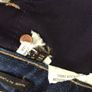 Massimo Dutti Ladies dark blue denim Straight wide Leg Jeans Eu 40 Uk 12 includes postage Image 8
