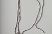 Solid silver chain and pendant