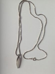 Solid silver chain and pendant