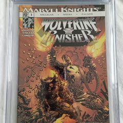 Wolverine Punisher Issue 1 CBCS / CGC 9.8  Certified Graded Comic Framed  DC Marvel Knights