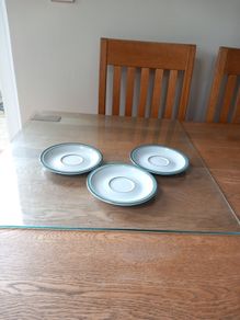 Denby Regency Green Saucers x 12