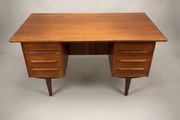 Mid - Century 1960s Danish Teak Desk