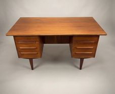 Mid - Century 1960s Danish Teak Desk
