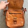 Genuine leather crossbody bag Image 2