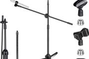 Tripod Boom Sheet Microphone Stand Universal Metal Gooseneck Mic Stand, for Performance Singing Speech Wedding Stage and Outdoor (FREE POSTAGE)