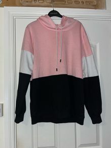 Black White and Pink Jumper size large