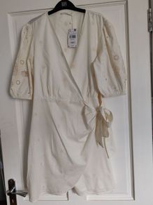 Mango BNWT cream dress