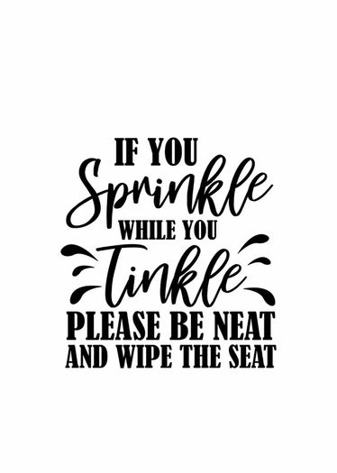 Funny toilet seat stickers
