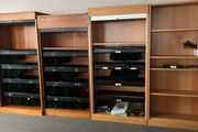wooden filing cabinets all sizes , shelves or suspension filing systems