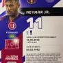 Topps Neymar /35 parallel UEFA club competition debut card Image 2
