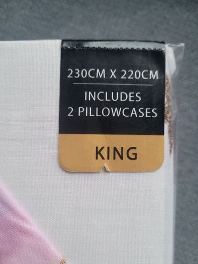 BNWT Christmas Sleepdown Pearly Unicorn King Duvet Set