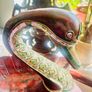 Two Thai vintage handmade swans Image 9