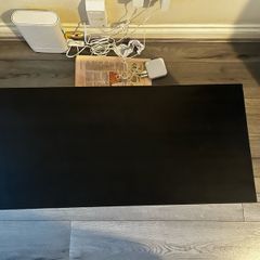 Black Ikea TV stand