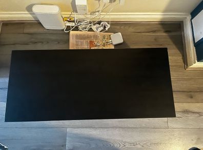 Black Ikea TV stand