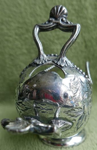 Vintage Silver Plate Sugar Scoop