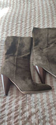 real suede ankle boots