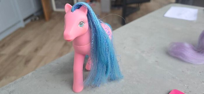 Happy Hugs Sweet Kisses Sister Ponies HTF MLP G1 My Little Pony