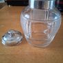 large Sterling silver mount jam jar Birmingham 1945 Image 2