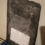 Hand written slate, The slate over 100 years old, reclaimed from the roof of an old building with original nail holes Image 5