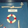 Beautiful Old Ship decorative Nautical Knot Board featuring a model of the Portuguese Tall Ship Sagres Image 5