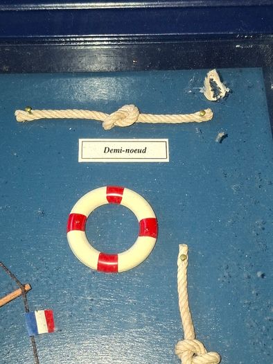 Beautiful Old Ship decorative Nautical Knot Board featuring a model of the Portuguese Tall Ship Sagres