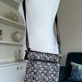 Black & Grey Crossbody Handbag Image 5