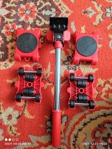 Heavy Duty Furniture Lifter Transport Tool Furniture Mover set 4 Move Roller 1 Wheel Bar for Lifting Moving Furniture Helper
