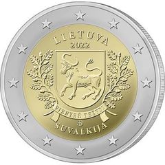 Lithuania 2 Euro Commemorative Coin 2022 - Suvalkija. UNCIRCULATED.
