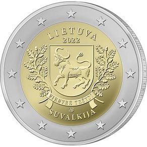 Lithuania 2 Euro Commemorative Coin 2022 - Suvalkija. UNCIRCULATED.