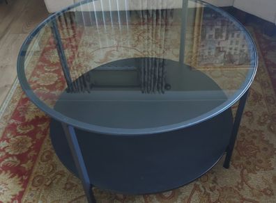 30" Glass Top Coffee Table