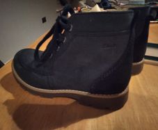 Boys boots blue Clarks bnwpt