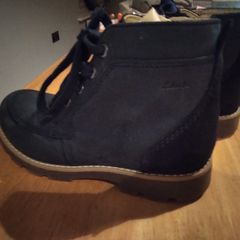 Boys boots blue Clarks bnwpt