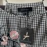 top Bnwt size 12 black & white gingham top primark Image 3