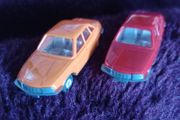 2 NSU Ro 80 model cars