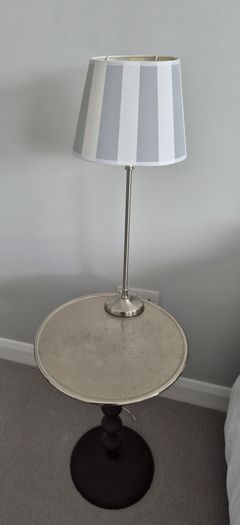 Hammered Metal Bedside Tables (set of two)