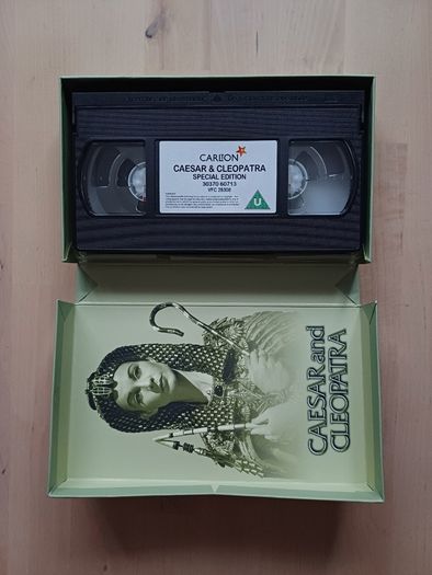 Caesar and Cleopatra VHS Movie (Vivien Leigh, Claude Rains, George Bernard Shaw)