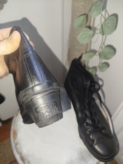 Converse Chuck taylor wedge boots size 7