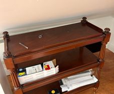 Buffet trolley/ book shelf