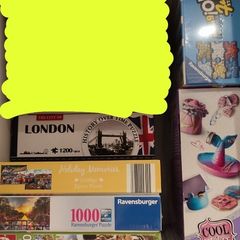 Puzzles with holder & pottery kit