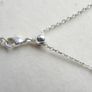 Vintage Silver Plated Pendant Necklace length 20" - 6,0g Image 7