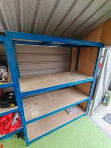 2 x Home/Shed Shelving 1800h x 1500w x 600d