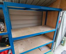 2 x Home/Shed Shelving 1800h x 1500w x 600d