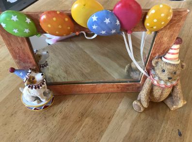 Vintage heavy mirror