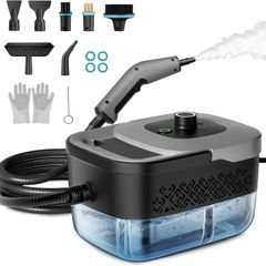Dzaki Handheld Steam Cleaner, Portable, 1600ml Water Tank, 4 Bar
