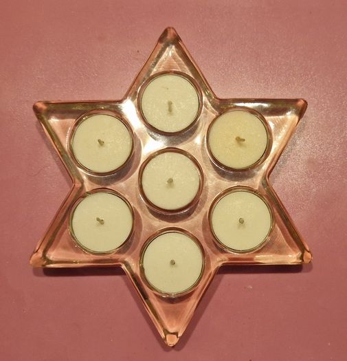 3 Table Centre Piece Tea Light Holders