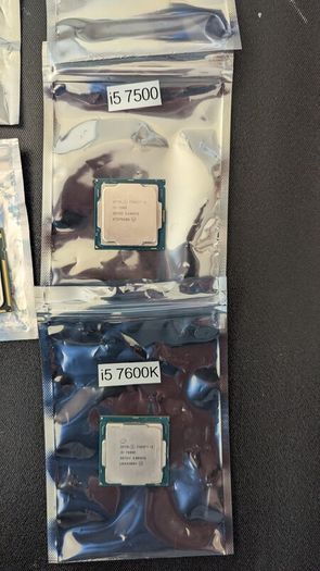 Selection of Intel Core ix/Pentium 1st to 7th generation processors