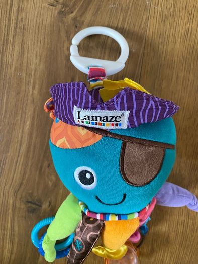Lamaze Pirate Octopus Sensory Chime Rattle Toy