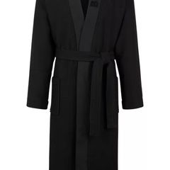 Boss Bathrobe Waffle structured Dressing Gown With Embossed Logo Brand New with tag size xl