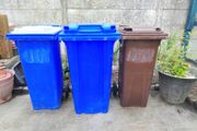 wheelie bins one big two small