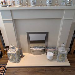 fireplace and surround mantle